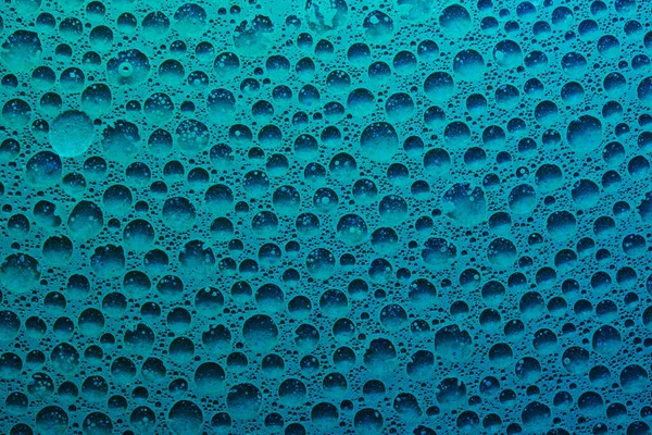 Soyut Mavi Daireler Geometrik Arkaplan Köpük Köpük Sıvı Desen Taze — Stok fotoğraf