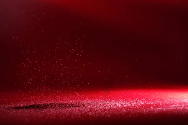 Vermelho Borrado Abstrato Brilhante Dia Dos Namorados Fundo Brilho Festivo — Fotografia de Stock