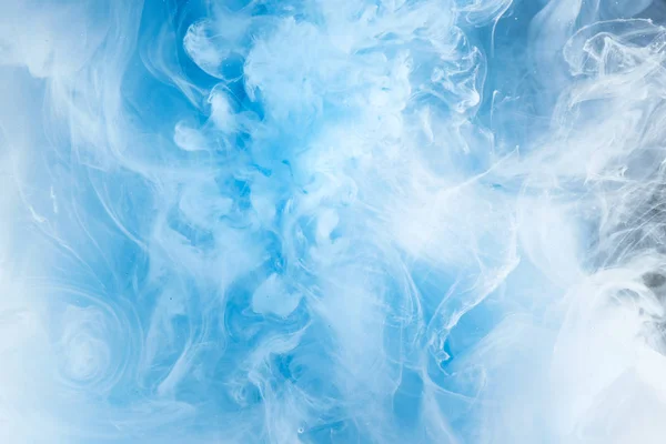 Fondo Azul Cielo Claro Abstracto Con Nubes Blancas Suaves Humo — Foto de Stock