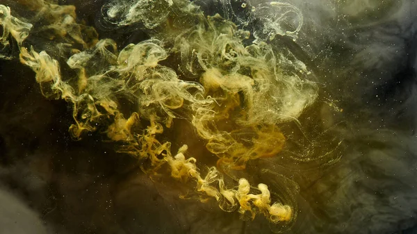 外側の宇宙海洋パターンの鮮やかな色抽象的な背景 塗料と液体煙 カラフルなスプラッシュと滴の渦 水中神秘的な背景を混合 — ストック写真