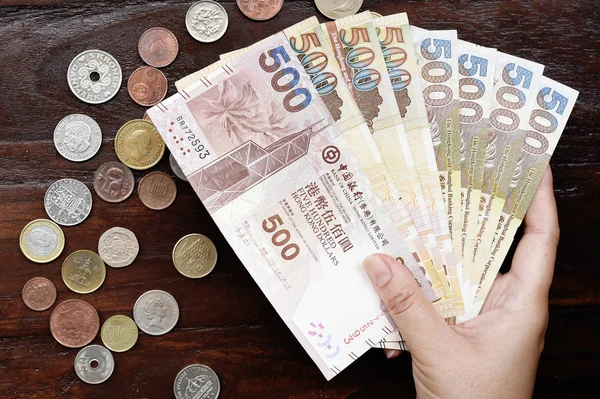 Paralar ile Hong kong Doları 