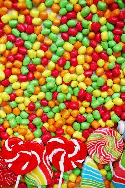 Bunte Bonbons für den Hintergrund — Stockfoto