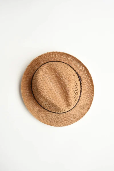 Καλοκαίρι άχυρο καπέλο — Φωτογραφία Αρχείου