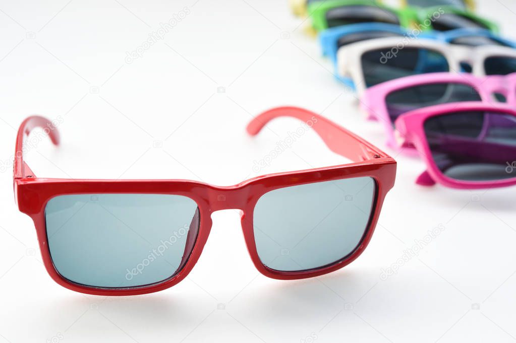 Modern fashionable sunglasses 
