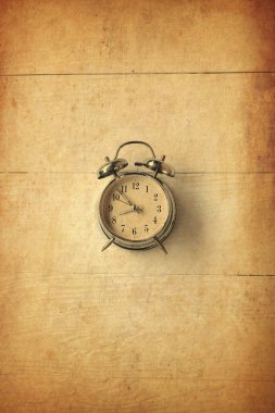 Closeup antika eski stil saat 