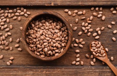 Pinto fasulye arka planı için