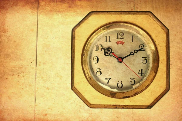 Closeup antika eski stil saat 