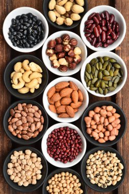 farklı baklagiller topluluğu