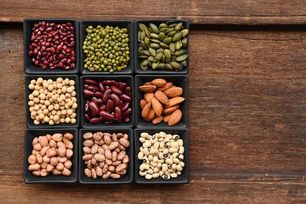 farklı baklagiller topluluğu