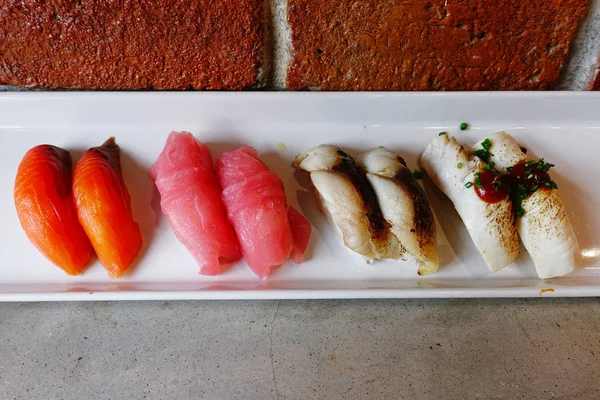 Comida japonesa - Sushi — Foto de Stock