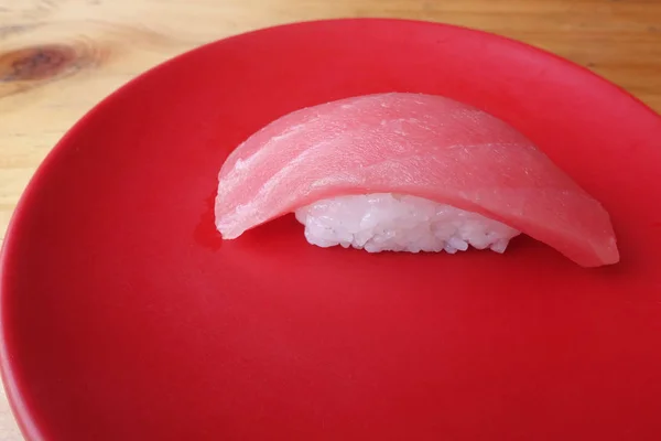 Japans Eten Sushi Tonijn Plaat — Stockfoto