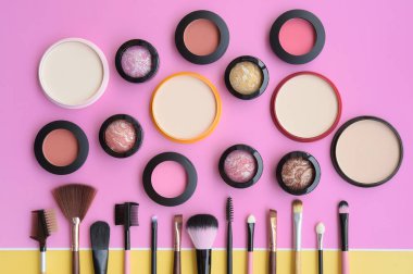 makyaj ve kozmetik ürünleri koleksiyonu düzenlendi