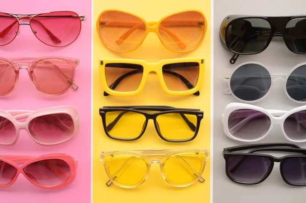 Gafas Sol Modernas Moda Para Fondo — Foto de Stock
