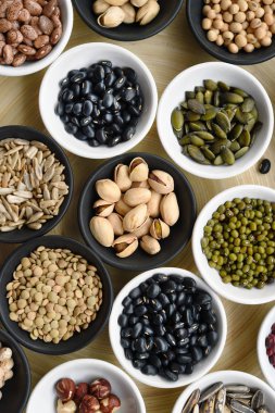 arka plan için farklı baklagiller topluluğu