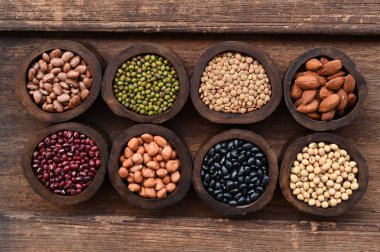 arka plan için farklı baklagiller topluluğu