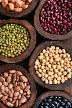 arka plan için farklı baklagiller topluluğu