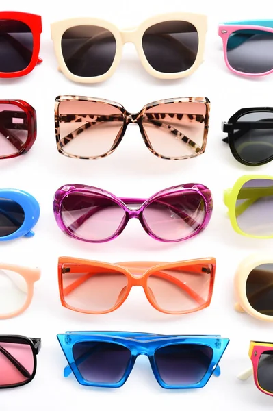 Moderne Modische Sonnenbrille Isoliert Auf Weißem Hintergrund — Stockfoto