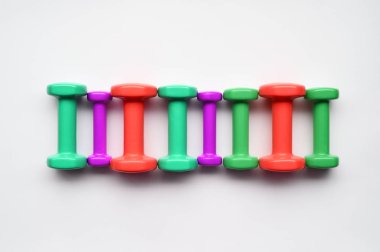 dumbbell arka plan için yakın çekim