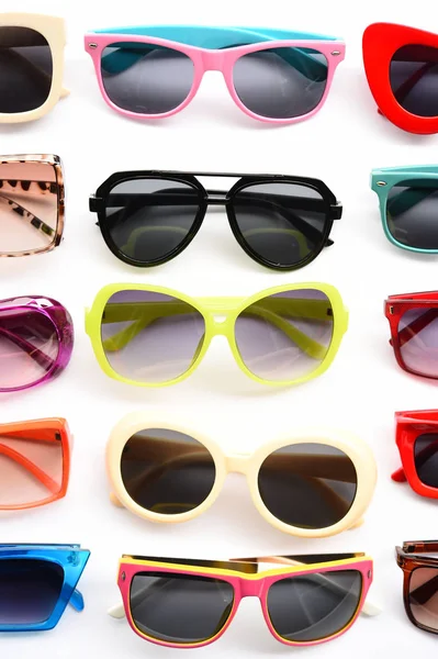 Modern Fashionable Sunglasses Isolated White Background — Stock Photo, Image