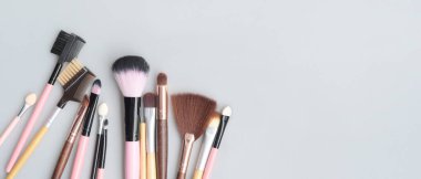 Arkaplan için makyaj fırçaları                               