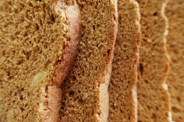 Arkaplan için kahverengi ekmek dokusu