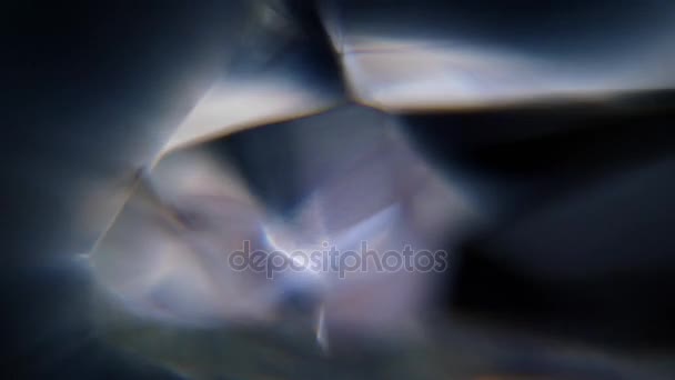 Fondo de movimiento de macro diamante — Vídeos de Stock