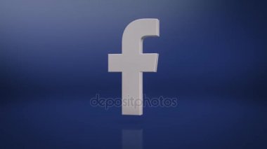 Facebook Icon hareketli arka plan