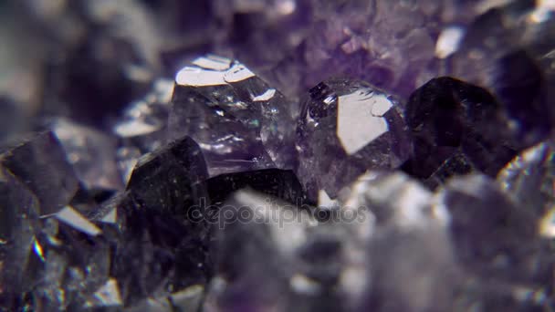 Geode Crystal Ice — Stockvideo