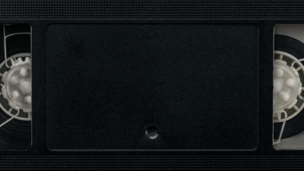 Placa de vídeo de la etiqueta de la cinta VHS — Vídeo de stock
