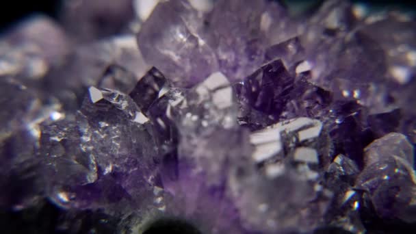 Geode Crystal achtergrond — Stockvideo