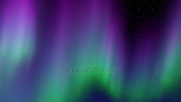Animation Northern Lights Created Adobe Effects Makes Perfect Motion  Background — Stock Video © DSellVFX #180271246