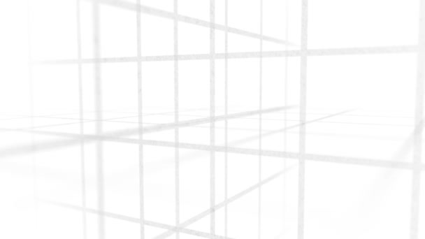 Denna Roterande Grid Bakgrund Perfekt För Alla Projekt Konstdesign Industri — Stockvideo