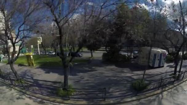 Strade Della Città Atene Grecia Centro Atene Era Vivo Con — Video Stock