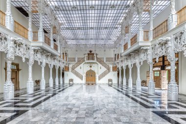 Mimari modern inteior Fransız rokoko tarzı. 