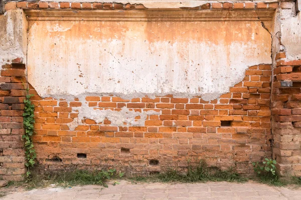 Arka plan doku eski tuğla duvar ve zemin.