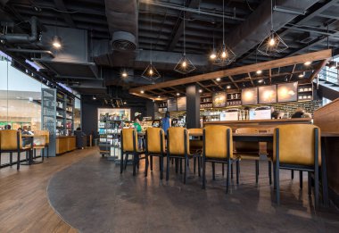 Starbucks Cafe iç görünüm.