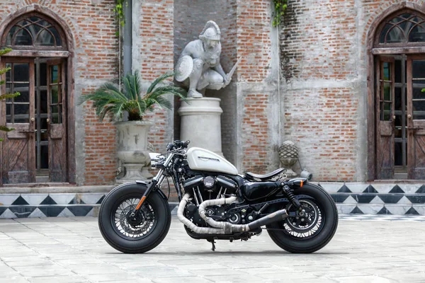 Bangkok, Tayland - 28 Haziran 2015: Güçlü vintage superbike 