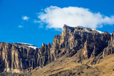 Dağ manzarası, kayalar