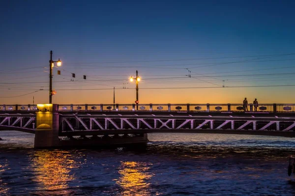 Ponte del Palazzo, San Pietroburgo — Foto Stock