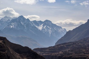Dağ manzarası, güzel gorge