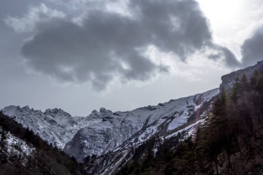 Dağ manzarası, güzel gorge