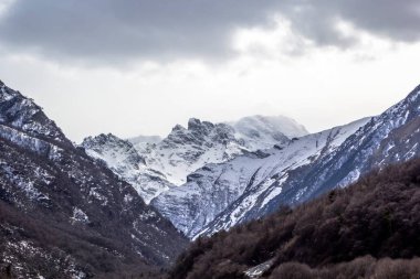 Dağ manzarası, güzel gorge