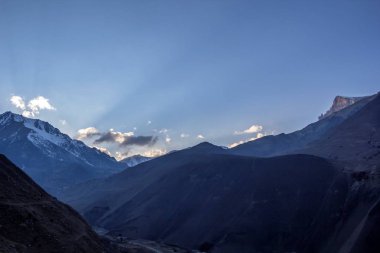 Dağ manzarası, güzel gorge