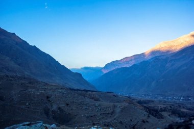 Dağ manzarası, güzel gorge