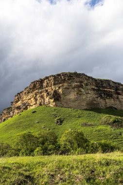 Dağ gorge kayalarda