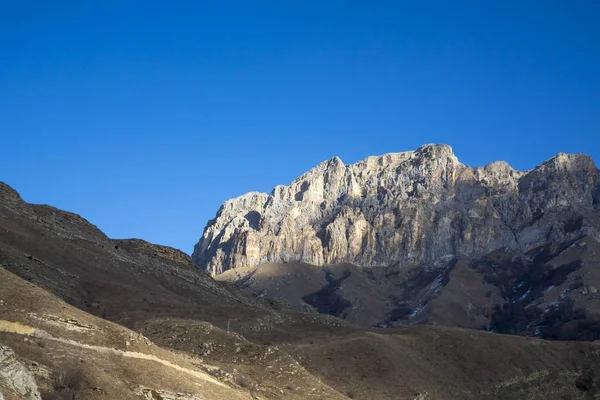 Paisaje Montaña Hermosa Vista Rocas Altas Pintoresco Desfiladero Naturaleza Salvaje — Foto de Stock
