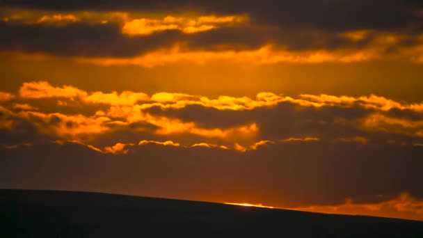 Movimento Nuvens Céu Noite Declínio — Vídeo de Stock