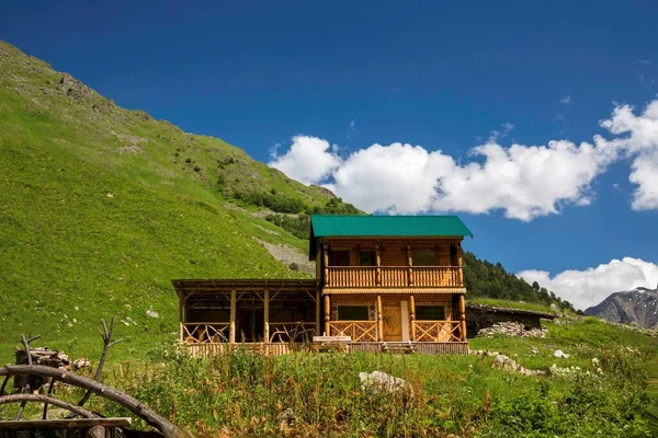 Paysage Montagneux Beau Panorama Sur Les Hautes Montagnes Nature Caucase — Photo