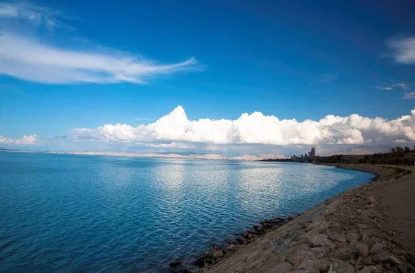 Λίμνη Βαν Νησί Άκταμαρ Τοπία Της Τουρκίας — Φωτογραφία Αρχείου