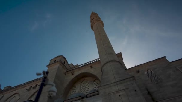 Minareto Moschea Nella Città Istanbul — Video Stock